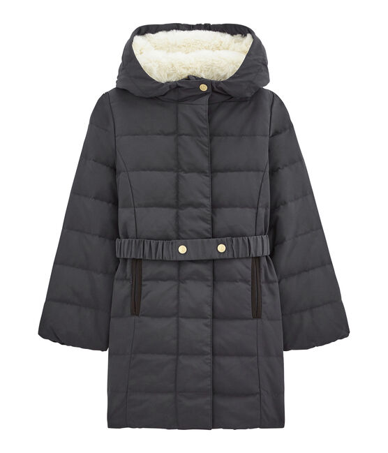 Doudoune enfant fille à capuche gris CAPECOD
