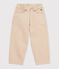 Pantalon 5 poches enfant en denim beige