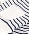 Cardigan en jersey &eacute;pais b&eacute;b&eacute; blanc/bleu