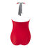 Maillot de bain 1 pièce femme rouge TERKUIT