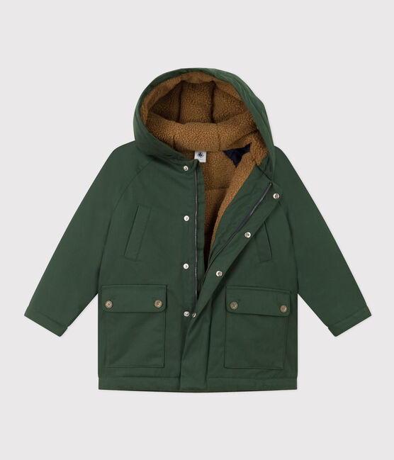 Parka voor jongens/meisjes groen AVORIAZ