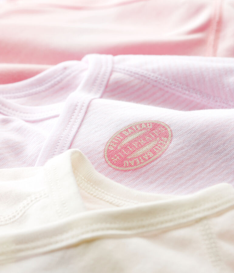 Lot de 3 bodies b&eacute;b&eacute; en coton biologique variante 1