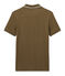 Polo homme en maille piquée marron SHITAKE