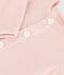 Babycardigan van katoenen velours roze SALINE