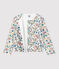 Cardigan en tubique enfant fille blanc MARSHMALLOW/blanc MULTICO