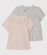 Set met 2 T-shirts babymeisje