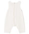 Salopette longue bébé garçon en tubique matelassé blanc MARSHMALLOW
