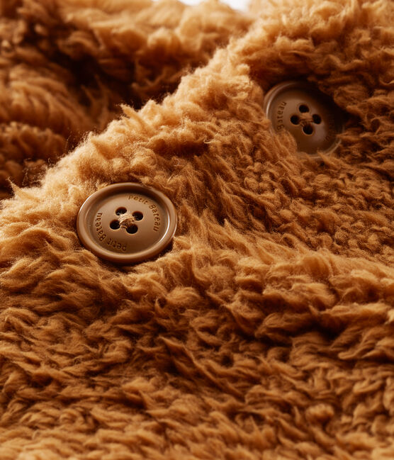 Sherpa jas babymeisje bruin BRINDILLE