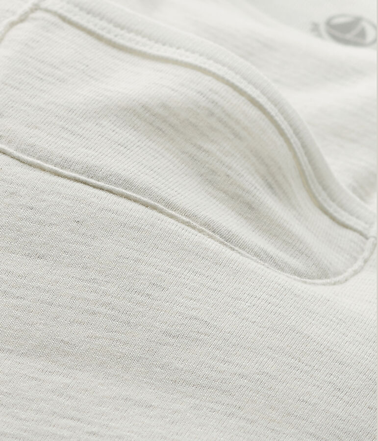 Grote trappelzak beige MONTELIMAR/wit LAIT