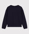 Sweatshirt van fleece voor dames blauw SMOKING