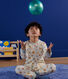 Kinderpyjama van velours met sterrenprint