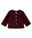 Vest met vichyruitjes voor babymeisjes