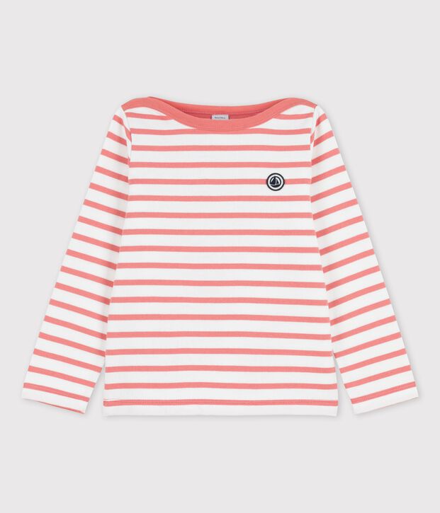 Marinetruitje voor jongens/meisjes wit/roze