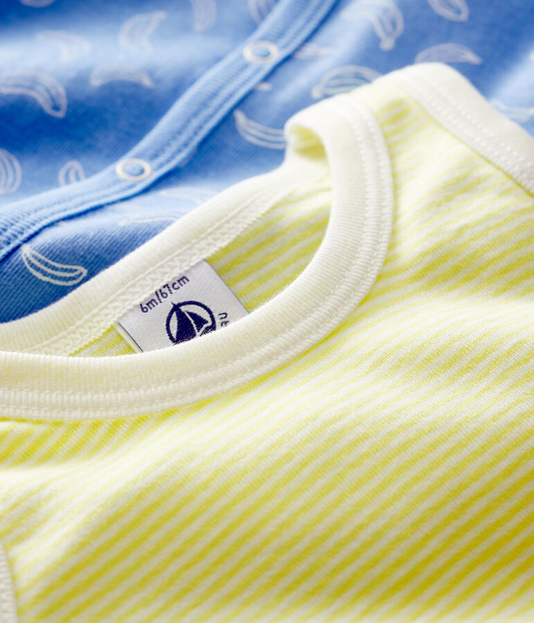 Set van 2 katoenen playsuits multicouleur