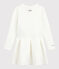 Robe enfant fille Petit Bateau x Deyrolle blanc MARSHMALLOW