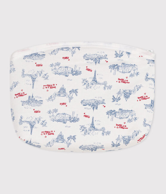 Pochette bébé en coton motifs Paris blanc MARSHMALLOW/blanc MULTICO