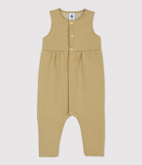 Gewatteerd lang babypakje beige JERRYCAN