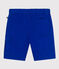 Jongensbermuda in katoenlinnen blauw SURF
