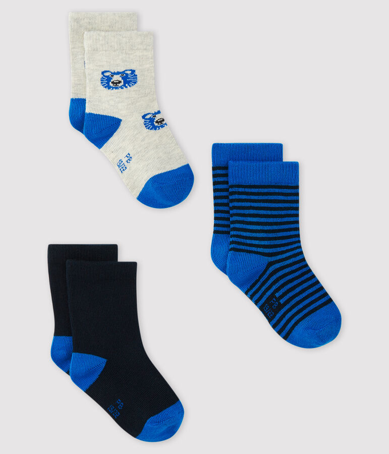 Set van 3 paar babysokken multicouleur