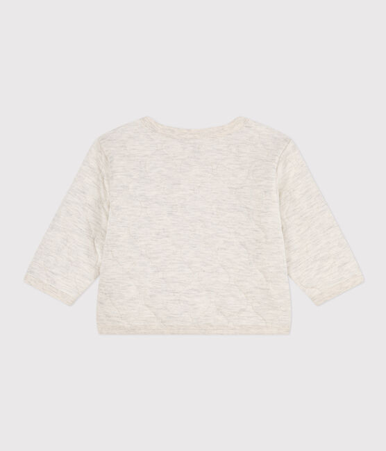 Babyvest in doorgestikte tubic beige MONTELIMAR CHINE