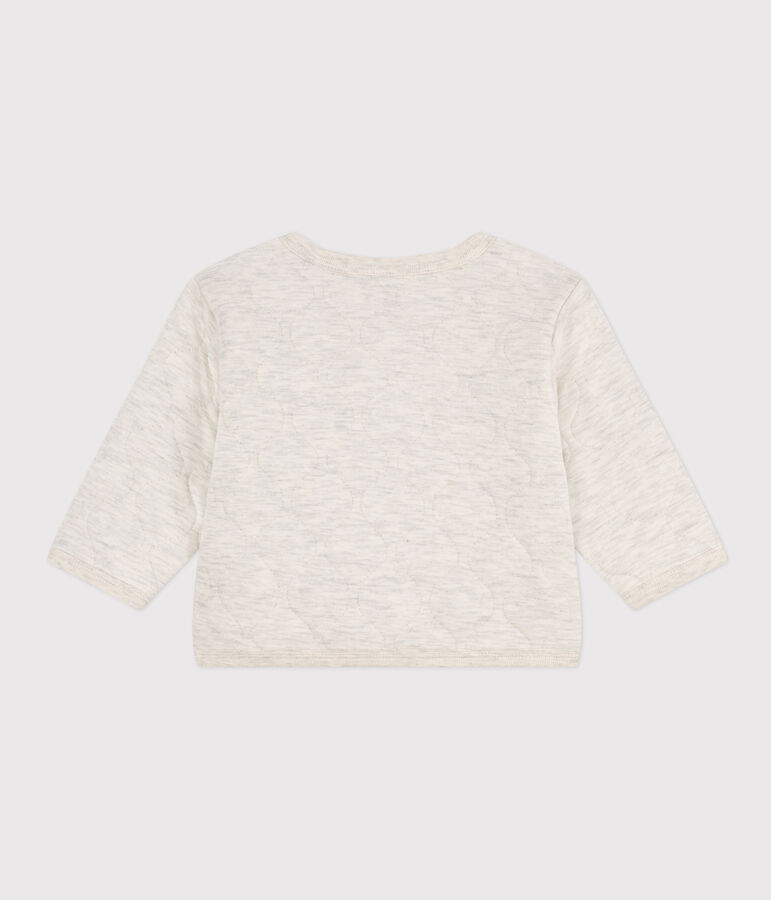 Babyvest in doorgestikte tubic beige MONTELIMAR CHINE