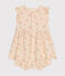 Jurk en bloomer van lichte jersey voor baby's wit AVALANCHE/ MULTICO