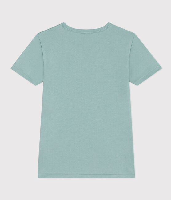 Tee Shirt manches courtes en coton vert PAUL