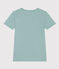 Tee Shirt manches courtes en coton vert PAUL