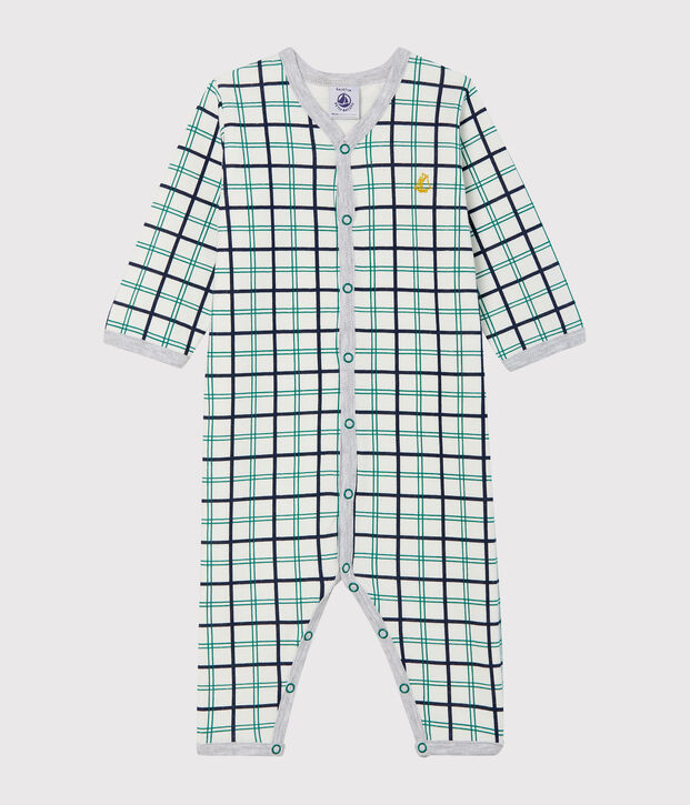 Slaappakje zonder voetjes van tubic babyjongen wit/multicouleur