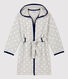 Robe de chambre étoiles en polaire enfant
