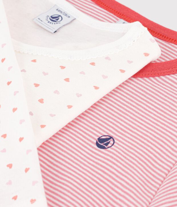 Setje met katoenen kinderpyjama's met print multicouleur