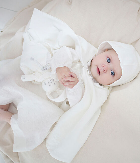Geschenkdoos met 3 uniseks feestelijke babystukken variante 1