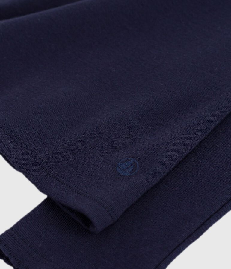 Tee-shirt femme l'iconique cocotte en coton manches longues bleu