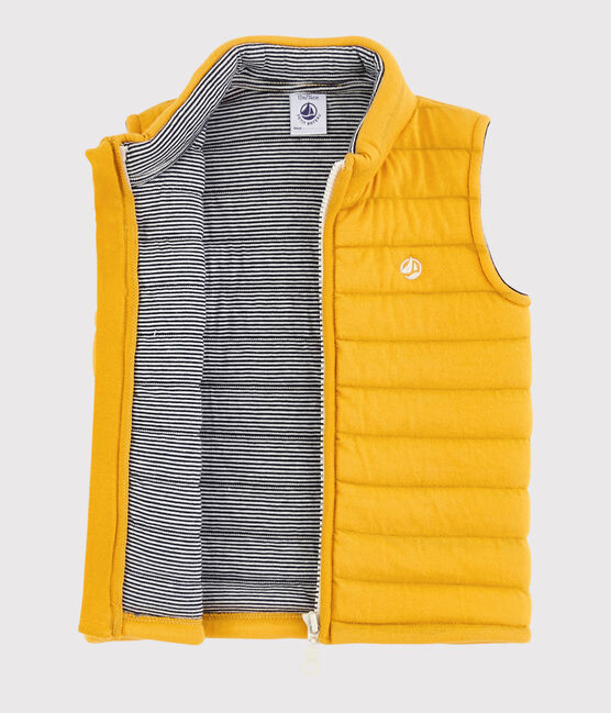 Blouson sans manches bébé garçon jaune BOUDOR