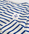Lichte marinière "Cœur" Dames wit MARSHMALLOW/blauw SURF