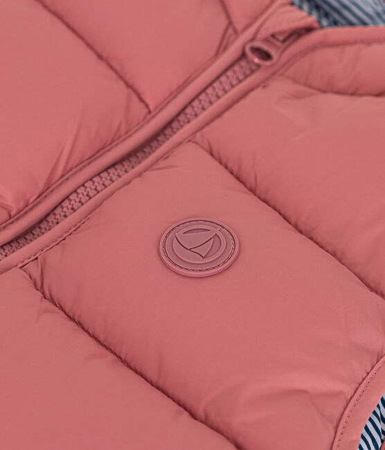 Doudoune sans manche matelassée enfant rose ROSEWOOD