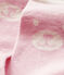 Hoge babysokken roze MINOIS/wit MARSHMALLOW