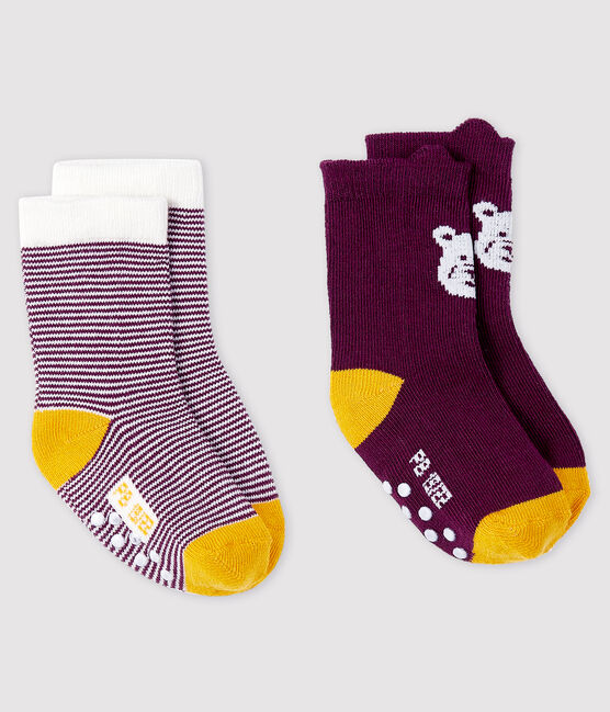 Lot de 2 paires de chaussettes bébé variante 3