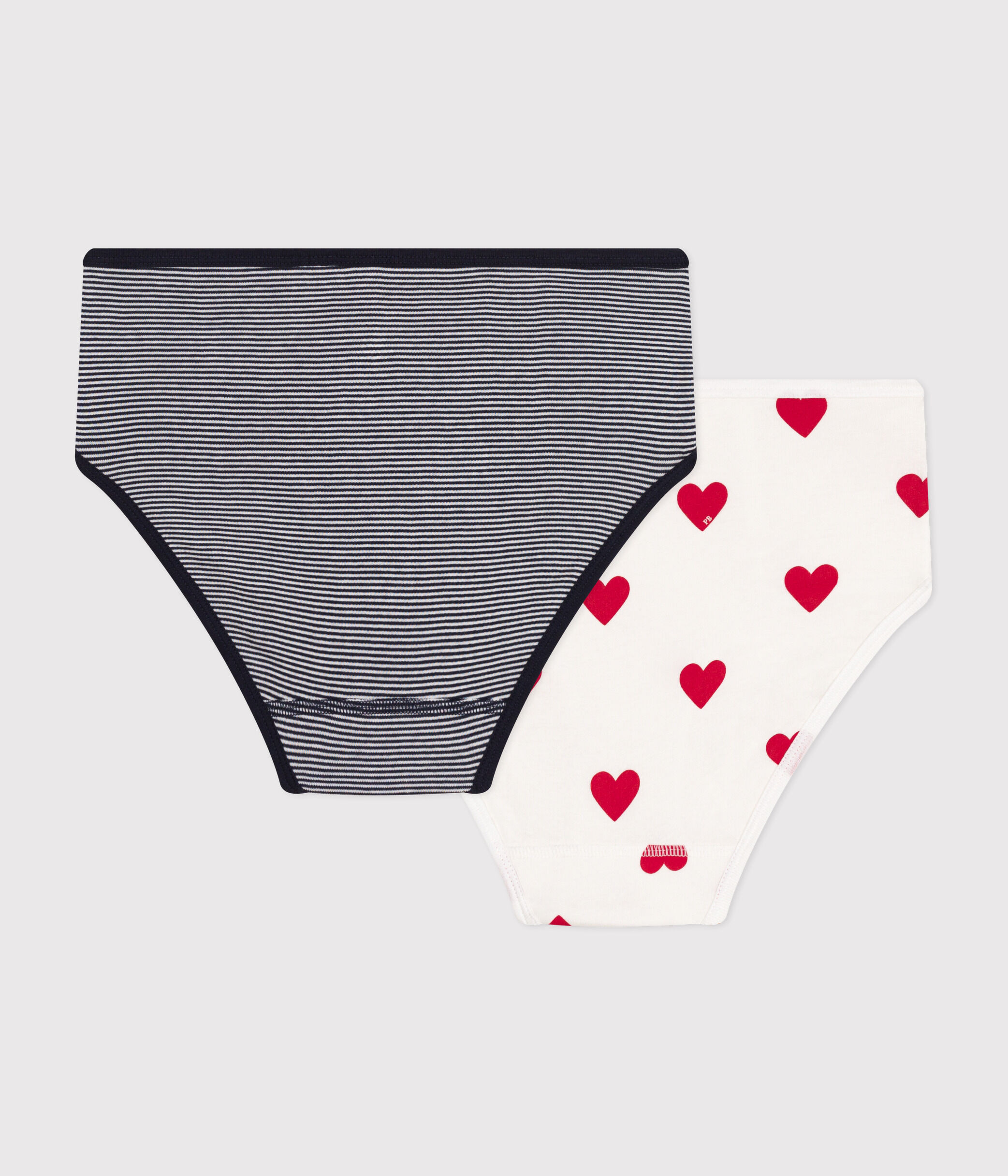 Culottes Fille Petit Bateau – Lot De 3 En Côte 1x1, Taille Haute (12 Ans) - 5