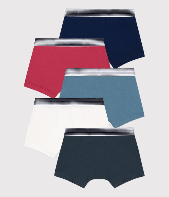 Lot de 5 boxers petit garçon en coton variante 1