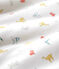 Gigoteuse bébé imprimé animaux colorés en coton biologique blanc MARSHMALLOW/blanc MULTICO