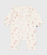 Katoenen babypakje met ruches en bloemenprint MILK/ MULTICO