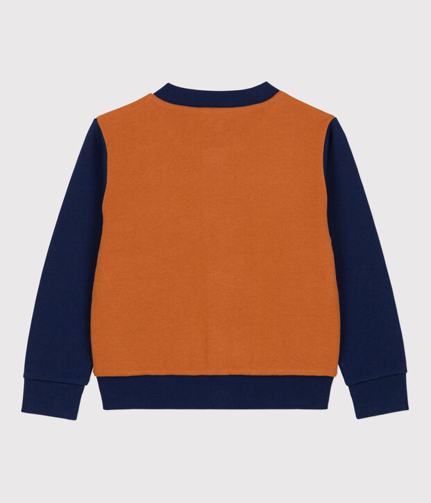 Teddy van molton voor Meisjes / Jongen bruin/blauw