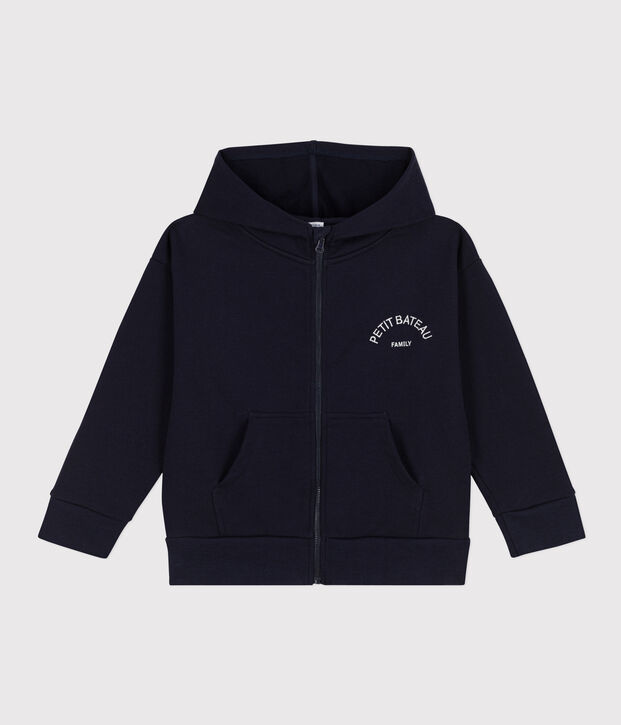 Sweatshirt met rits en kap voor jongens SMOKING