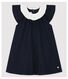 Robe body avec col en côte bébé fille