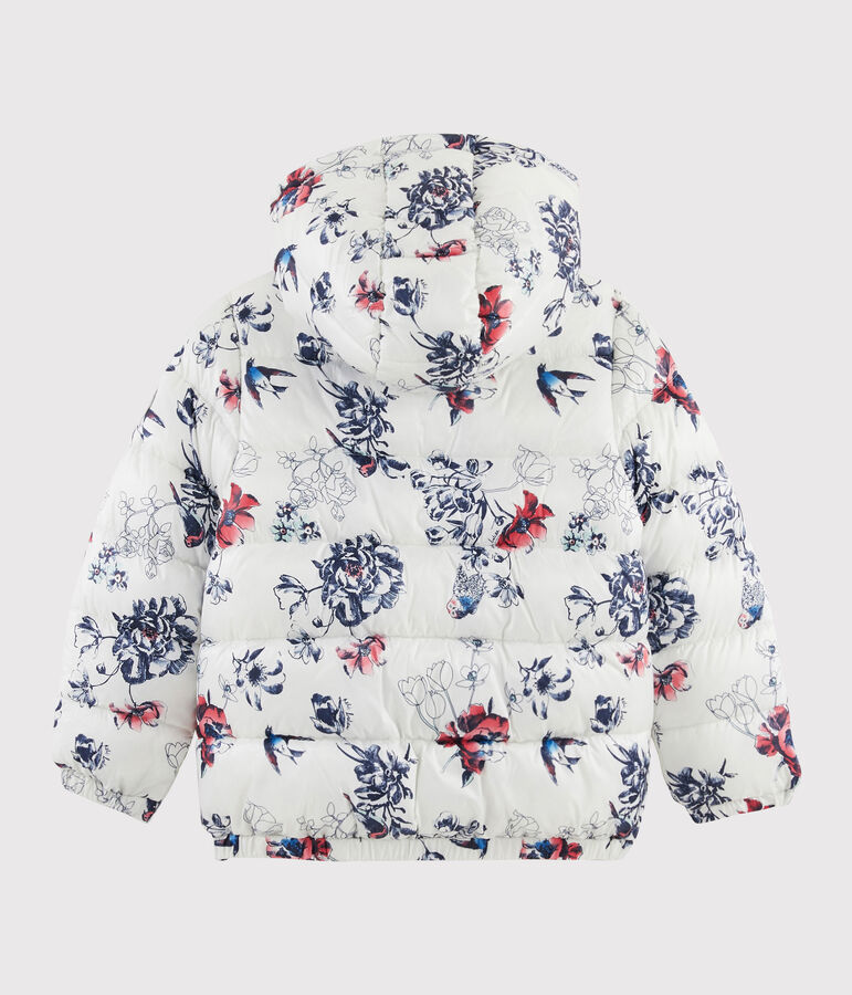 Doudoune enfant Fille beige COQUILLE/blanc MULTICO