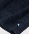 Jurk zonder mouwen van ribfluweel voor baby's blauw SMOKING