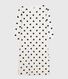 Chemise de nuit femme en coton imprimé cœur
