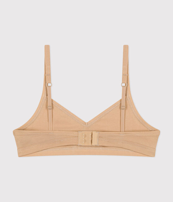 Soutien-gorge triangle en coton enfant beige TRENCH