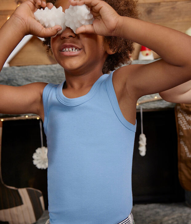 Set van 3 jongenshemdjes in katoen multicouleur